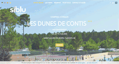 Desktop Screenshot of camping-municipal-plage.com