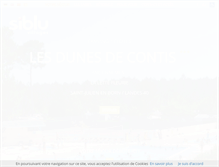 Tablet Screenshot of camping-municipal-plage.com